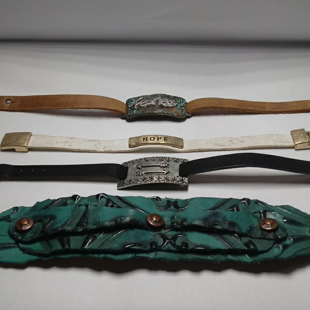 Womens Handmade Leather Bracelets